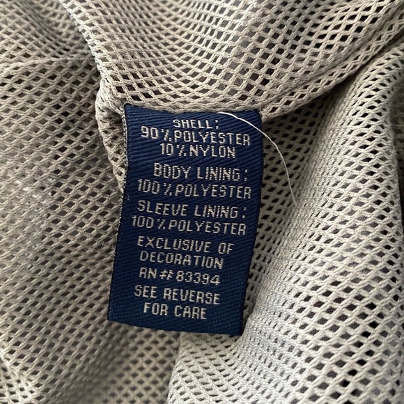 PGA Tour Gray Windbreaker Jacket - Picture 3 of 6